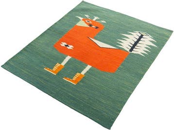 Handgeweven designer Kelim - Verzamelaarsstuk - Kelim - 106, Antiek en Kunst