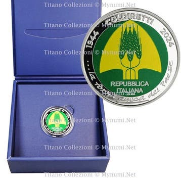 Italië. 4 Euro 2024 Coldiretti Proof (Zonder minimumprijs)