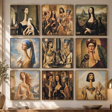 GA024 - Decoratieve stof “Muse Senza Tempo” – Galleria
