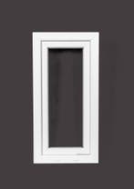 PVC raam draai kiep b50xh100 cm wit, Gevelraam of Ruit, Minder dan 80 cm, 80 tot 120 cm, Nieuw