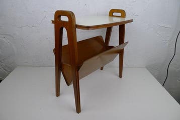 Tijdschriftenhouder - Hout, houten plank - Moderne stijl uit, Antiek en Kunst