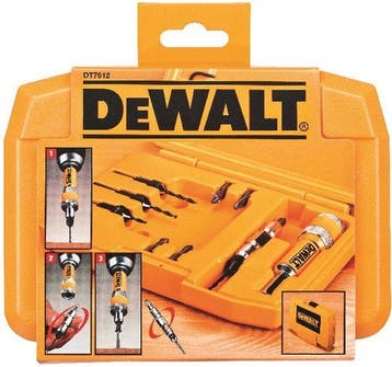 DeWalt DT7612 - 10 delige bit- en borenset - inclusief, Doe-het-zelf en Bouw, Verzenden, Nieuw