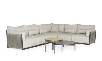 Suns Sorrento loungeset soft grey rechts SALE |, Nieuw