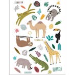 Jungle Dieren Nep Tattoo Zoo Party, Verzenden, Nieuw