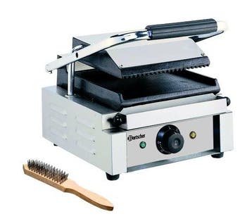 Contactgrill 1800 1GR | Geribbeld/Glad | 1.8kW |, Verzenden, Nieuw in verpakking