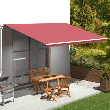 vidaXL Vervangingsdoek voor luifel 5x3,5 m polyester, Verzenden