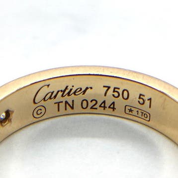 Cartier - Bague - 18 carats Or jaune - mini amour