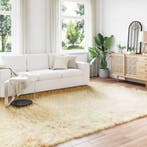 vidaXL Tapijt van imitatie schapenvacht TAFALLA Crèmekleurig, Verzenden