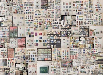 Monde - Lots mondiaux mélangés de timbres usagés mh environ, Gestempeld