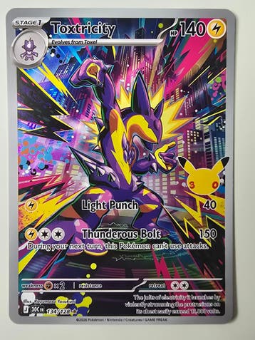 TOXTRICITY (30TH CELEBRATION 134/128) (TRADING CARD), Gebruikt