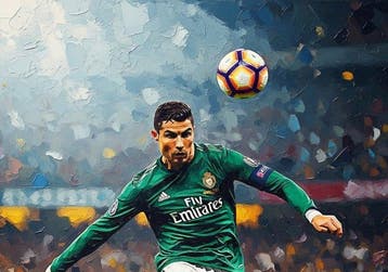 Jacob Hitt - does Cristiano Ronaldo w/COA XXL, Nieuw