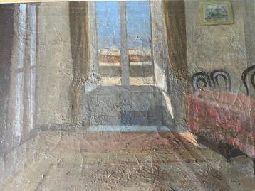 Franse school (XX) - Interno di stanza