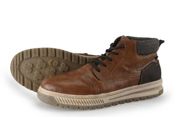 Rieker Veterboots in maat 42 Bruin, Bruin, Verzenden, Boots, Zo goed als nieuw