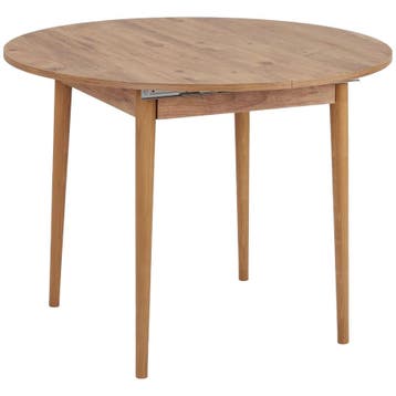 Evila Eettafel - Houtkleurig - Nieuw/Ongebruikt -, 100 tot 150 cm, Verzenden, Nieuw, Scandinavisch