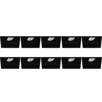 Spot Armatuur 10 Pack - Kantelbare GU10 Inbouwspot met LED T, Verzenden, Nieuw