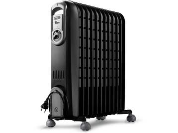 DeLonghi V551225.BG - Oliegevulde radiator - 2500W - Zwart, Verzenden, Zo goed als nieuw