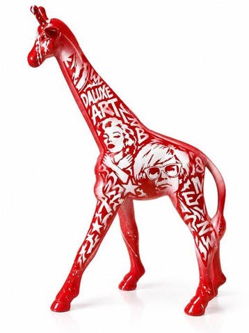 Daluxe Art - 1999 • XL Pop Art Giraffe – 65 cm