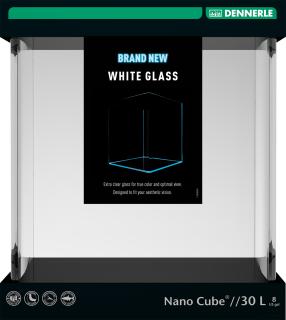 Dennerle NanoCube  White Glass Aquarium, Dieren en Toebehoren, Vissen | Aquaria en Toebehoren, Verzenden, Nieuw