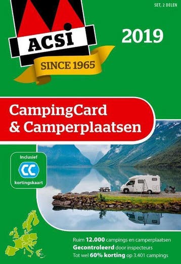 ACSI CampingCard & Camperplaatsen 2019 set 2 delen / ACSI, Boeken, Reisgidsen, Verzenden, Gelezen, ACSI