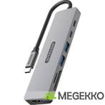 Sitecom 7 in 1 USB-C Power Delivery Multiport Adapter - 2x, Verzenden