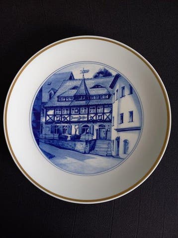 Meissen - Assiette murale (2) - Porcelaine - Assiette de