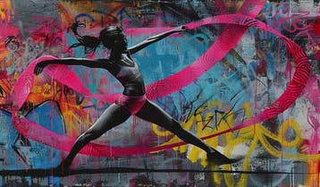 Dine Chanima - (XXL) Giant Backdrop Ballet Revolution