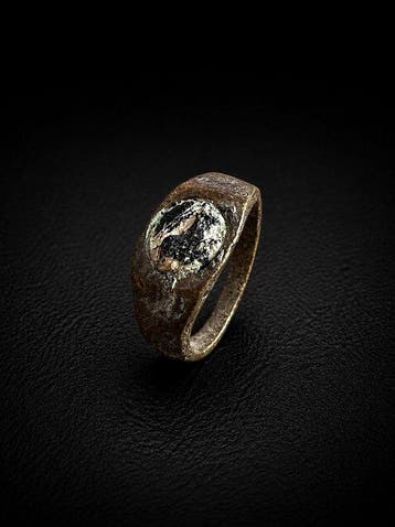 Byzantijns Brons Ring - 6e tot 10e eeuw na Christus (Zonder