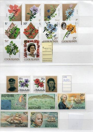 Aitutaki - help bij selectie, Postzegels en Munten, Gestempeld