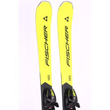 145 skis FISCHER RC4 XTR RT 2024, yellow/black, grip walk,, Verzenden, Gebruikt, Fischer