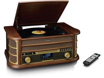 Lenco Classic Phono TCD3571 - Houten retro muzieksysteem -, TV, Hi-fi & Vidéo, Chaîne Hi-fi, Verzenden