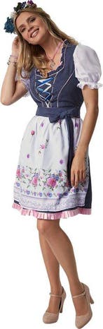 2dekans | Dressforfun Mini-dirndl Garching model 1 - XL -, Ophalen of Verzenden, Nieuw