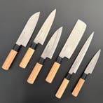 Noshu Masamune  - Keukenmes - Kitchen knife set -, Antiquités & Art