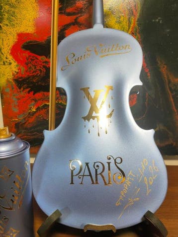 fp pop art - Louis vuitton Violon et Capsule 60cm Bleu