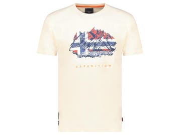 Veiling - Geographical Norway Jummit Shirt Cream - S, Kleding | Heren, T-shirts, Nieuw