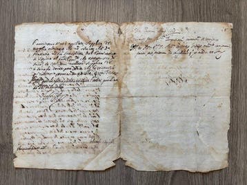 Famiglia Colonna - Documento giudiziario manoscritto del