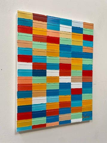 Pierre Joseph - Mosaic 49-26, Antiek en Kunst, Kunst | Schilderijen | Modern