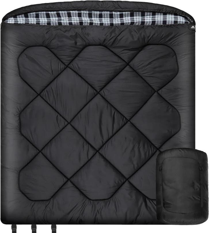 Queen Size Slaapzak | Retour Deal | Warm & Waterdicht, Caravans en Kamperen, Slaapzakken, Nieuw, Verzenden