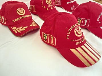 Michael Schumacher - Ensemble de 5 casquettes de baseball -, Collections