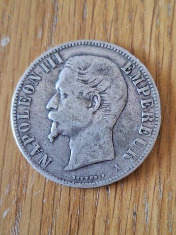 Frankrijk. Napoléon III. 5 Francs 1856-A, Paris (Zonder