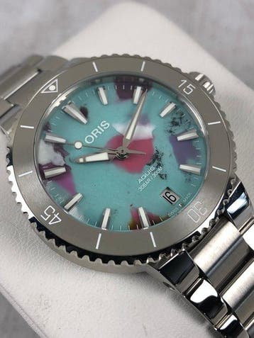 Oris - Aquis Date Upcycle Automatic - 01 733 7770 4150-Set -, Nieuw