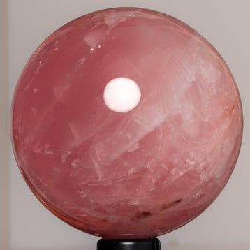 Quartz rose Sphère en quartz rose finement polie de qualité, Collections, Minéraux & Fossiles