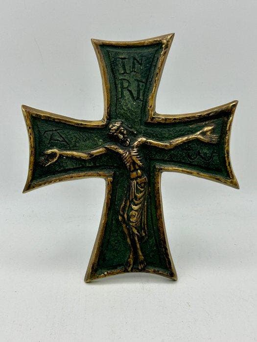 Max le Verrier - sculptuur, Croix de Malte - 13 cm -, Antiquités & Art, Art | Objets design