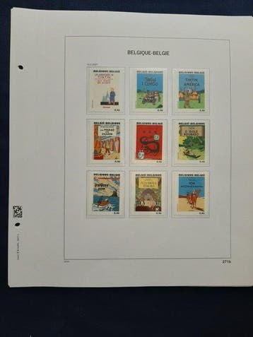 België 2007 - de zegels uit de blokken en de boekjes volgens, Postzegels en Munten, Gestempeld
