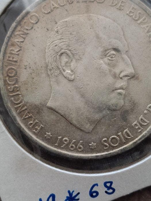 Spanje. Francisco Franco. 100 Pesetas 1966 (Zonder, Timbres & Monnaies, Monnaies | Europe | Monnaies non-euro