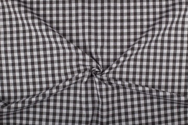 Geruite stof grijs 10mm geruit - Katoen stof 80m op rol, Hobby & Loisirs créatifs, Tissus & Chiffons, Envoi