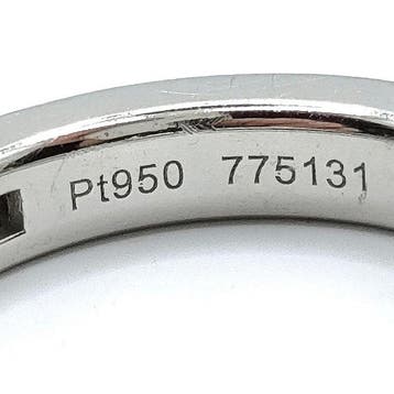 Harry Winston - Ring Platina - verkeersaccent, Nieuw
