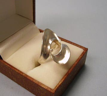 Zonder minimumprijs - Ring Zilver - Scandinavisch, Nieuw