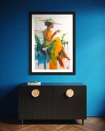 KAUGER (1972) - 5 Oclock tea Huile sur toile XL No RP