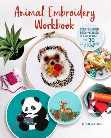 Animal Embroidery Workbook 9781947163461 Jessica Long, Boeken, Verzenden, Zo goed als nieuw, Jessica Long