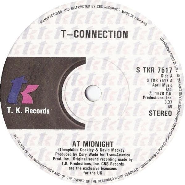 T-Connection - At Midnight, Cd's en Dvd's, Vinyl | Pop, Gebruikt, Verzenden